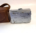 Mamiya Super 16 Camera Made In Japan - Spy Camera With Leather Case- Untested