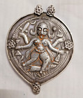 Large Antique Indian Hindu Silver Amulet Necklace Pendant Tribal Jewellery