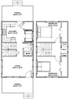 16x28 House -- 2 Bedroom 1 5 Bath -- Pdf Floor Plan -- 814 Sq Ft -- Model 5c