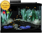 Colorfusion Aquarium 20 Gallon Fish Tank Kit  Includes Led Lighting And Decor