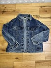Vintage Lee Riders Men s Acid Wash Denim Trucker Jacket Size Large 80s