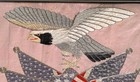 Spanish-american War Era Us Silky Silver Bullion Foreign Made Eagle With Us Flag