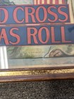 Vintage Wwi 1910s Red Cross Christmas Roll Call Poster Advertising Sign Framed