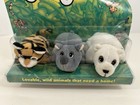 1997 Galoob Pound Jungle 3 Pack Tiger  Rhino  Polar Bear  read 
