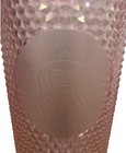 Starbucks Glitter Pink Studded 24 Oz Tumbler Double-walled Cold Cup Valentines
