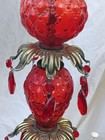 Hollywood Regency Style Scales Of Justice Red