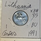 1925 - 1999 Lithuania 1  2  5 Centai   1 Litas Xf - Bu Condition 5 Coin Lot