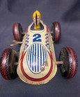 Vintage Marx  2 Tin Wind Up Race Car Toy