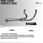 Harley Touring 2-1 Exhaust System Touring 1995   2016 Stainless Steel
