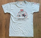 Vintage Adidas Trefoil Logo W Tag Firecracker Four Miler Coca Cola Coors T Shirt