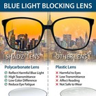 Cat Eye Vintage Retro  ombre   Women Eyeglasses Blue Light Computer Lenses Shadz