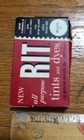 Rit Dyes Box With Product 1960 s Vintage Original Black 15 Unused Tints Dye