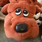 Vintage 18    Pound Puppies Tonka 1985 Rumple Skins Dog Plush Rust   Babies