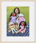 25  Girl  Full Body  Ventriloquist Style Puppet hand Puppet      