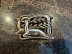 Rare  Kieselstein-cord Sterling Gazelle Reindeer Buckle