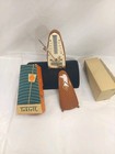Vintage Wittner Taktell Piccolo Metronome Made In Germany Light Brown Works Fine