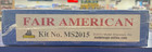 Model Shipways 1 48 Fair American 1778 War Brig Wooden Model Kit Ms2015 Nos