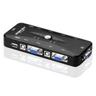 Kvm Switch 4 Port Usb 2 0 For Mouse Keyboard Vga Lcd Led Monitor Sharing