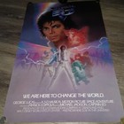 Original Michael Jackson Captain Eo 1986 Epcot Vintage Disney World Poster Sign