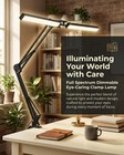 Led Desk Lamp Adjustable Swing Arm Lamp With Clamp Eye-caring Reading Desk Light