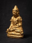 Antique Wooden Burmese Buddha Statue From Burma  myanmar   19th Century