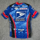 Vintage Pearl Izumi Trek Usps Cycling Jersey Large Mens 90s 3 4 Zip Usa Blue