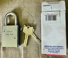 Nos American Lock Series 3200 Padlock W  Key And Core Removal Key