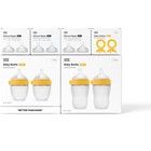 Comotomo Baby Bottle Set Yellow 12 Piece