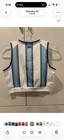 Argentina Women   s Crop Top Jersey Soccer football 2026 World Cup Size Large 
