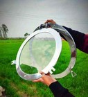 24 Inches Canal Boat Porthole Window Glass-nickel Finish Ship Glass Porthole