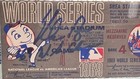      Nolan Ryan Signed 1969 World Series Ticket      69 W s  Champs      Psa Gem Mt 10