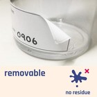 200 Pieces  2  X 1   Removable Food Labels For Freezer 200 Pack  White 