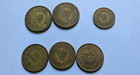 Yemen Buqsha Coins 1 2  1  2   Lot 6 Coins Circulated
