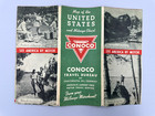 1940s Conoco Gas   Oil United States Vintage Road Map