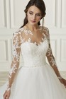 Adrianna Papell Wedding Dress Size 10   Unaltered Romantic Lace Ballgown Gown Br