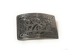 Stainless Steel Western Belt Buckle Cowboy Rodeo  Charro Hebilla Charra Vaquera