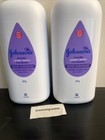 Johnson s Lavender Baby Powder  With Cornstarch  Hypoallergenic 22 Oz   X2