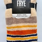 Frye Maxwell Stripe Reversible Sherpa Throw Blanket 50 In X 70 In Cozy Warm