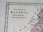 1794 Antique Wilkinson Map The Circle Of Bavaria   Bayern Germany
