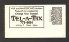 Stevie Ray Vaughan   Gregg Allman Ticket Stub June 17 1987 Red Rocks Colorado