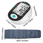 Lcd Digital Blood Pressure Monitor Arm Bp Large Cuff Pulse Meter Machine voice