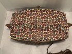 Vintage Salton Hotray Wb-5 Automatic Bun Warmer Bread Paisley Fabric Cover Lid