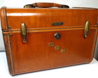 Vintage 1950s-60s Samsonite Luggage Shwayder Bros  Train Case Baggage Hardshell