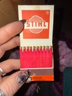 Vintage Jumbo Stihl Chainsaws Matchbook Full Unstruck Pink Feature Matches Rare
