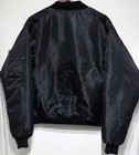 Tv Show New Girl Cast Crew Satin Bomber Jacket Large 2011-2017 Rothco Flight Zip