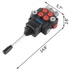 Hydraulic Directional Control Valve Tractor Loader W  Joystick 2 Spool 11 Gpm