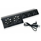 New Dobe Ps4 Pro 5 Fan Temperature Cooler Usb External For Playstation 4
