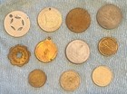 Vintage Token Lot Of 18     Empire State Fob  Encased Wheat Cent  Trade Arcade Sou