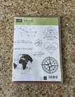 Stampin Up Lot Of 4 Rubber   Acrylic Stamp Sets All New  read 