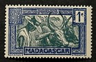 Travelstamps  1933 Madagascar Stamps Scott  147 - Hova With Zebu Oxen Mnh Og
